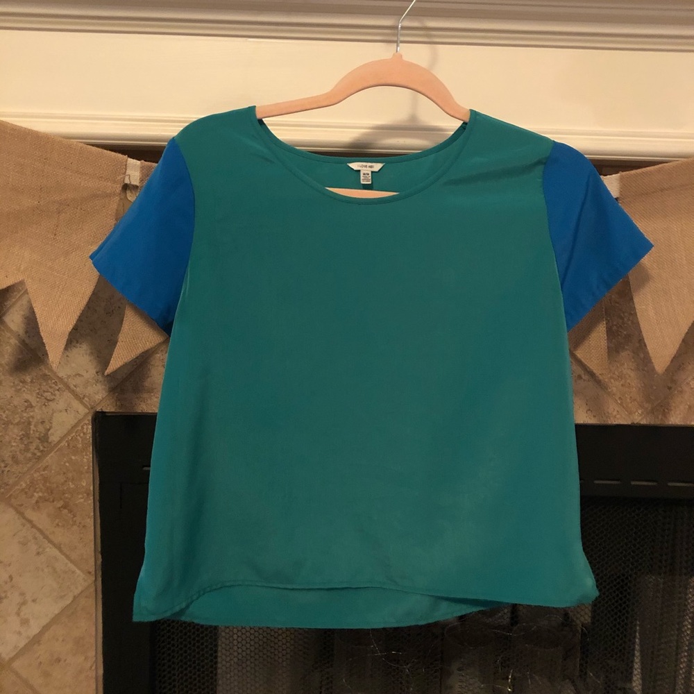 Color block top